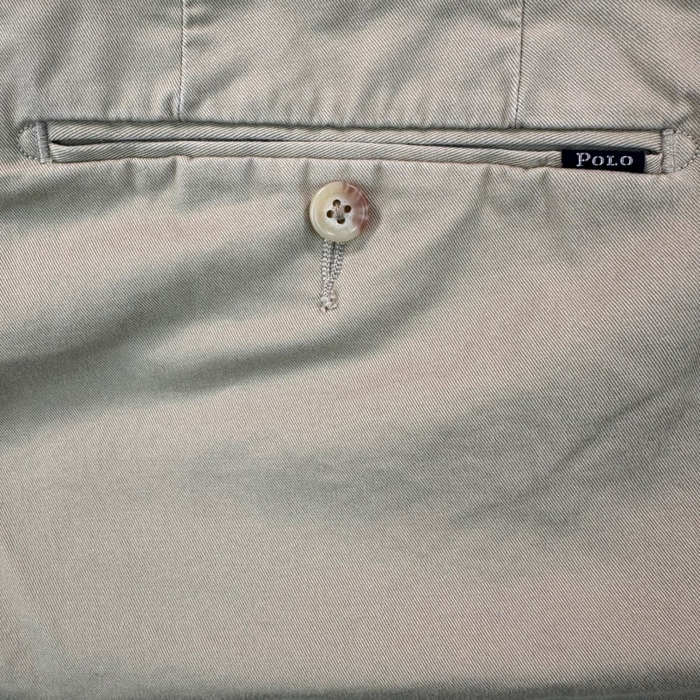 Polo Ralph Lauren Stretch Straight Fit Khaki Chino Pants Men's 42x30 Beige Golf - Picture 5 of 12